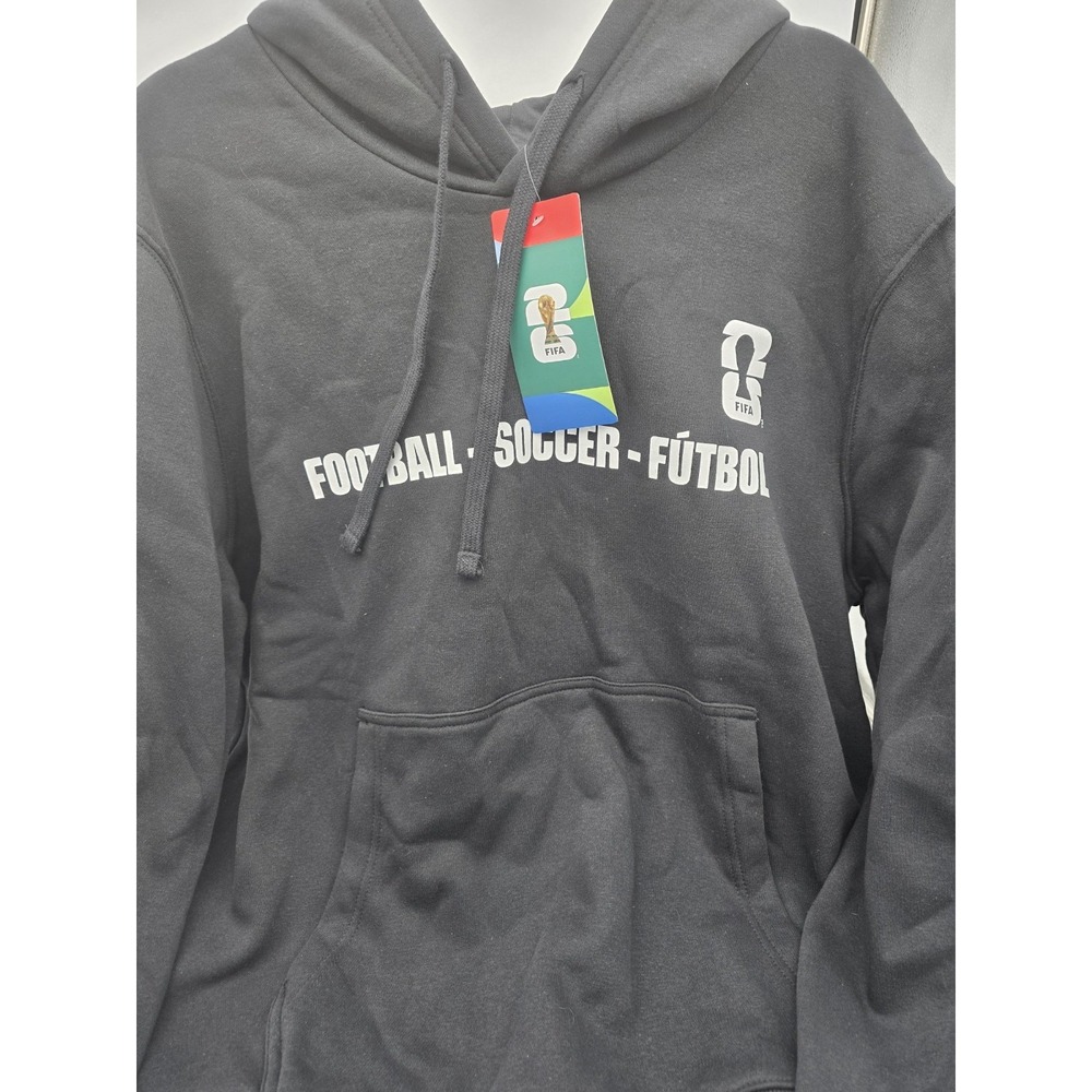 FIFA World Cup 2026 Graphic Hoodie - Black (fanatics) New With Tags